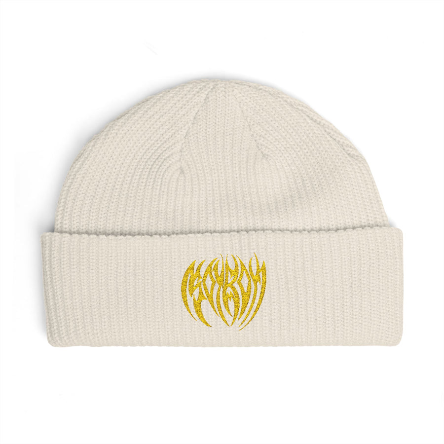Golden SoyBoy | Embroidered Beanie Hat