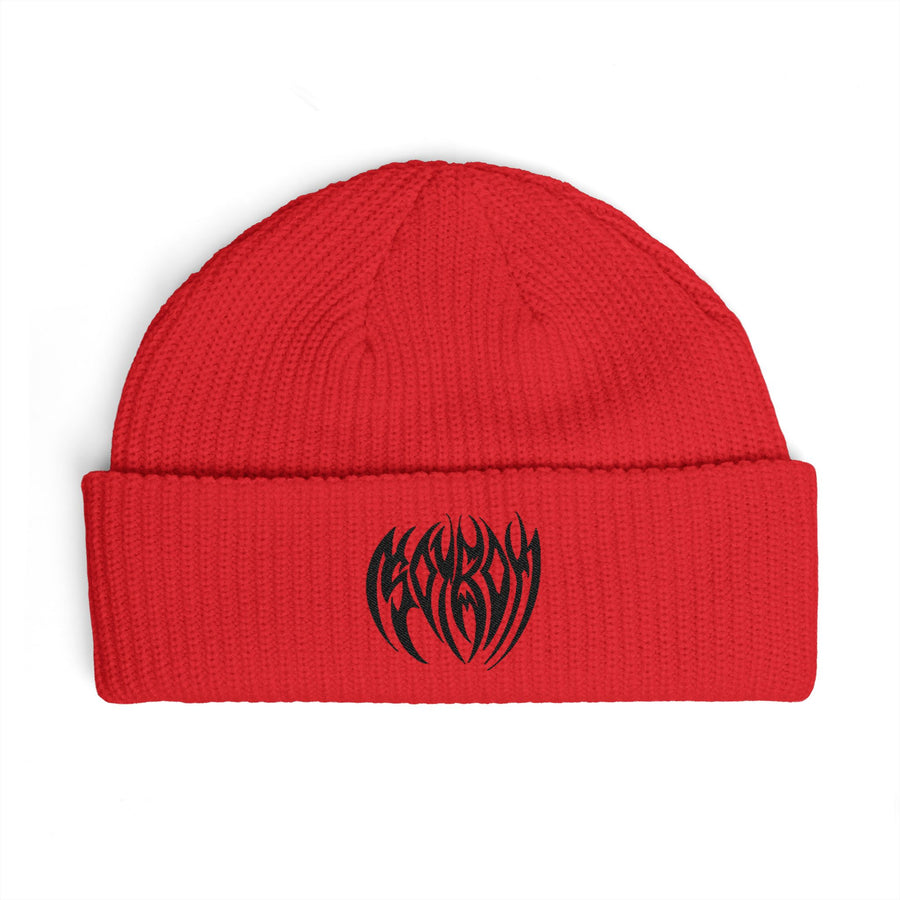 SoyBoy | Embroidered Skull-Inspired Design - Black