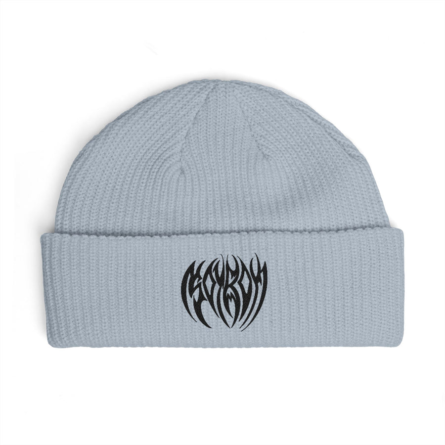 SoyBoy | Embroidered Skull-Inspired Design - Black