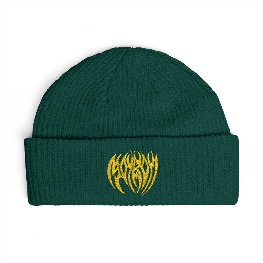 Golden SoyBoy | Embroidered Beanie Hat