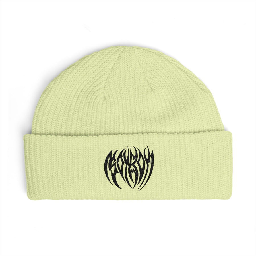 SoyBoy | Embroidered Skull-Inspired Design - Black
